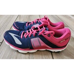 Brooks PureFlow Womens Size 12  Navy Pink Running Shoes...